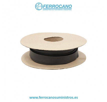 TUBO TERMORETRACTIL POLIOLEFINA 12.7MM NEGRO (ROLLO 10 METROS)