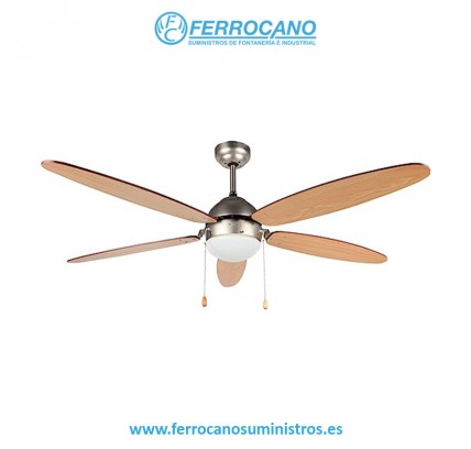 VENTILADOR TECHO ORBEGOZO CP-48132 60W 132CM ASPAS REVERSIBLES 3 VELOCIDADES