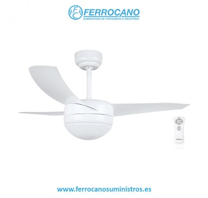 VENTILADOR TECHO ORBEGOZO CP-88105 60W 105CM 3 VELOCIDADES BLANCO