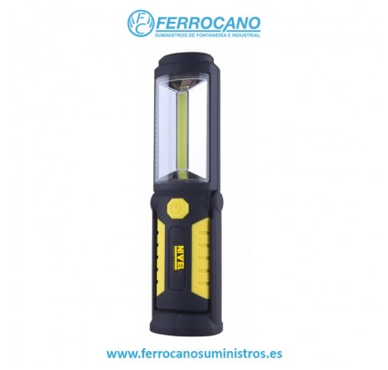 LÁMPARA LED PORTATIL 3W DOBLE RECARGABLE NIVEL115775