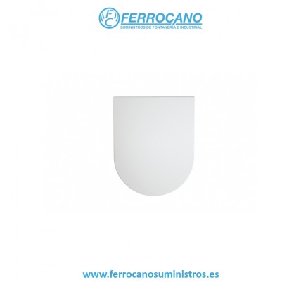 TAPA INODORO SUSPENDIDO CORAL CON CAÍDA AMORTIGUADA BLANCO 51696