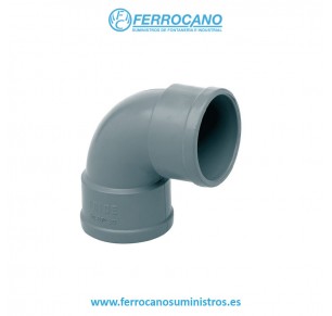 CODO PVC S/D 40-87º H-H