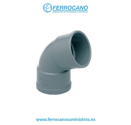 CODO PVC S/D 40-67º