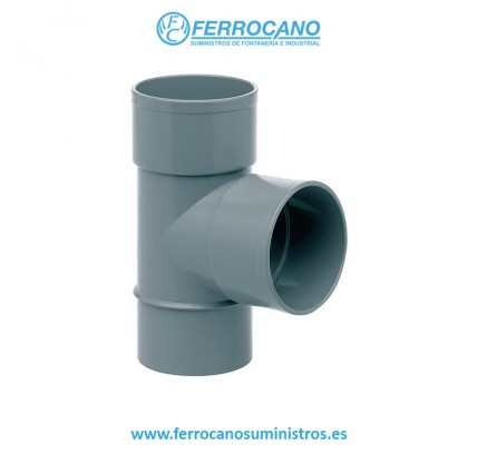 INJERTO SIMPLE PVC S/D 110-87º