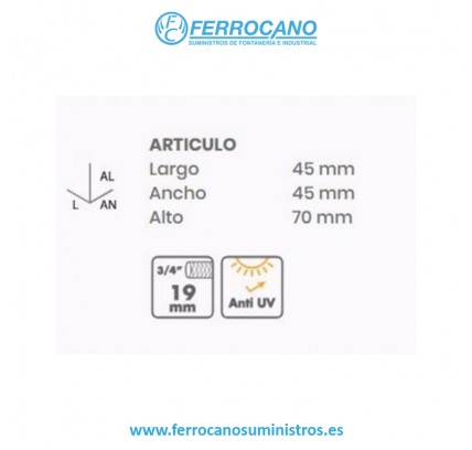 ENCHUFE RÁPIDO MANGUERA TATAY 19-26 0001501