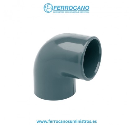 CODO PVC PRESION 50-90º