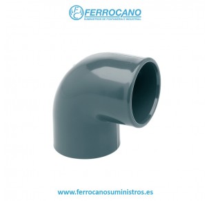 CODO PVC PRESION 40-90º