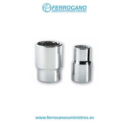 LLAVE VASO BIHEXAG 1/2"-27MM CLIP C.V. BAHCO