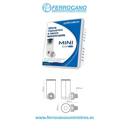 KIT SIFÓN SECO INSPECCIONABLE MINI VECAMCO AIRE ACONDICIONADO 9899-242-01