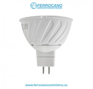 LAMPARA HEPO LED DICROICA MR16 8W LUZ BLANCA 6000K