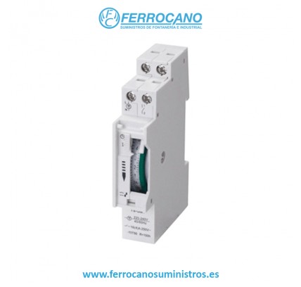 INTERRUPTOR HORARIO MODULAR SIN RESISTENCIA HEPO 27385/31356