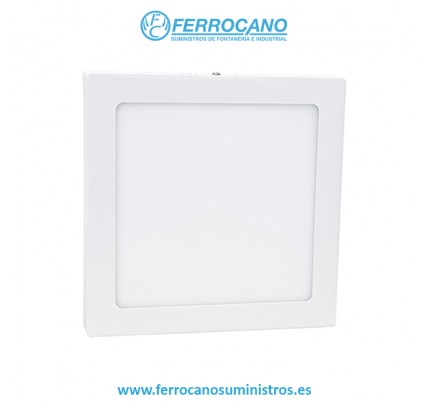 FOCO DOWN LIGHT LED SUPERFICIE HEPO 28W CUADRADO BLANCO 6000K 47923