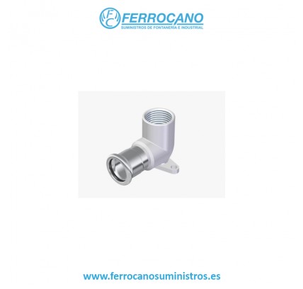 CODO PLACA INOX PRESS 22-3/4" A-316