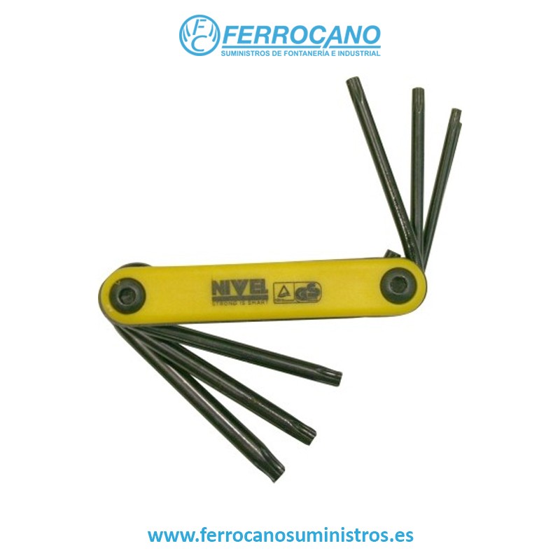 Aazon.co: Bondhus 31734 Juego de 8 llaves en L de estrella, longitud