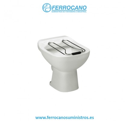 VERTEDERO GARDA PORCELANA DESAGUE Y FIJACIÓN ROCA A371055000