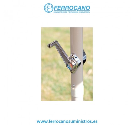 PARASOL ALUMINIO 3.5MT BEIGE TY1224