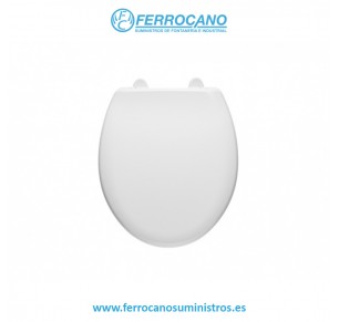 TAPA INODORO GALA LIZZ BISAGRA NYLON BLANCO 51374