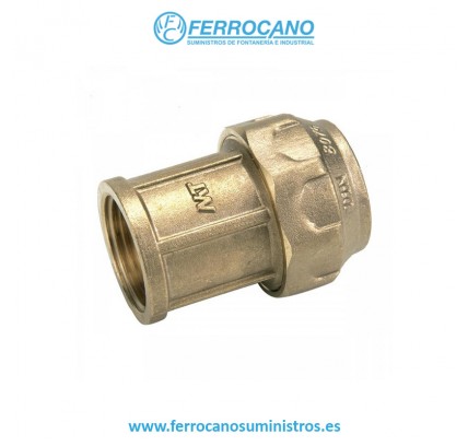 ENLACE LATÓN POLIET R/HEMBRA 32-1" GORBEA 00005776