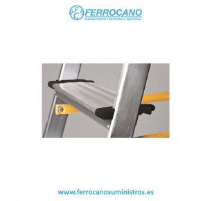 ESCALERA ALUMINIO DOMÉSTICA FERCOM 6 PELDAÑOS ANCHOS
