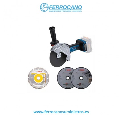 AMOLADORA BOSCH GWS 18V-180 PC S/BAT