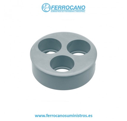 TAPON PVC REDUC TRIPLE 110-40-40-40 S/D