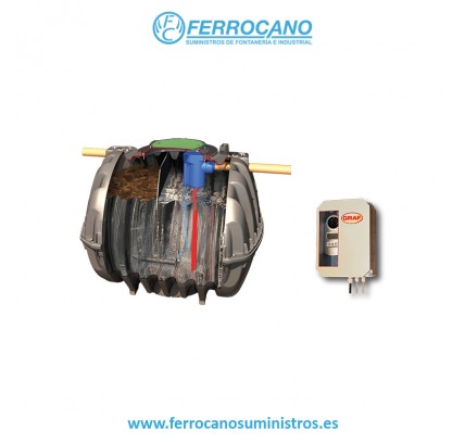 DEPURADORA ONE2CLEAN CARBONATOR CÚPULA MICRO 4800 LITROS 6-7 HABITANTES GRAF A90042