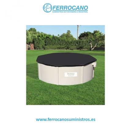 COBERTOR PVC PISCINA BESTWAY Ø 401 NEGRO 58292
