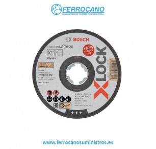 DISCO INOX BOSCH X-LOCK 125X1