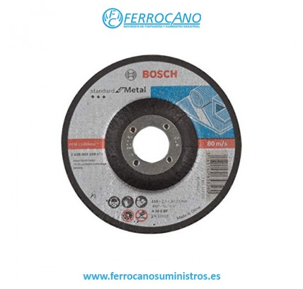 DISCO METAL STANDARD BOSCH 115X2.5