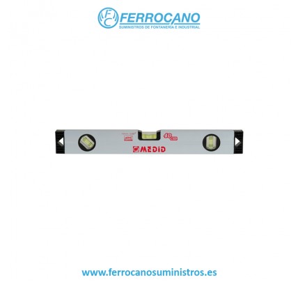 NIVEL MEDICION MEDID TUBULAR PRECISIÓN 3 BURBUJAS 50CM