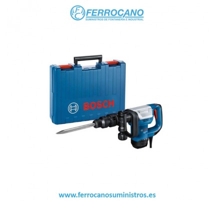 MARTILLO DEMOLEDOR BOSCH GSH 5 1100W SDS-MAX 7.5J (CINCEL+MALETIN)