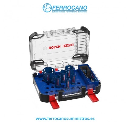 SET CORONAS BOSCH EXPERT 9 PIEZAS 22-68MM