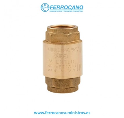 VALVULA RETENCION LATON EUROPA H-H 2-1/2"