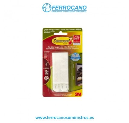 TIRAS ADHESIVAS 3M P/CUADROS 8 PIEZAS