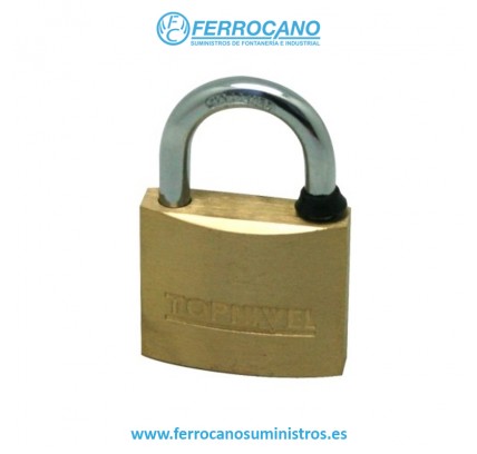 CANDADO SEGURIDAD LATÓN 40MM ARCO CORTO