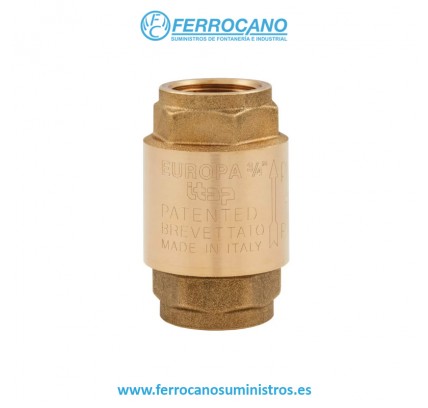 VALVULA RETENCION LATON EUROPA H-H 3"