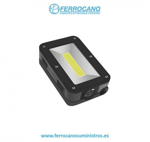 LINTERNA PORTÁTIL RECARGABLE HEPO PROYECTOR 5W+ 3W