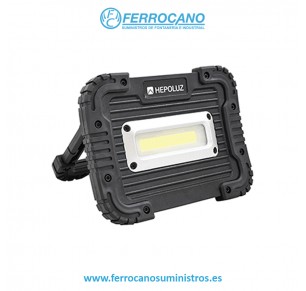 PROYECTOR LED HEPO RECARGABLE 15W 6000K 49672