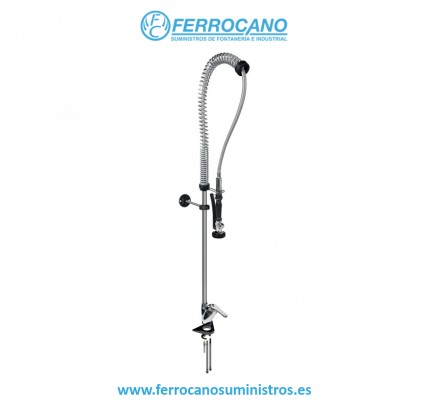 MONOMANDO INDUSTRIAL GELONTOLÓGICO COMPLETO FREGADERO REPISA DUCHAFLEX CROMO 6431