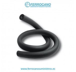 COQUILLA CALEFACCION NEGRA 19X48 (2MT)