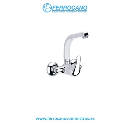 MONOMANDO FREGADERO PANAM URBAN PARED 110MM CLEVER CROMO 98500