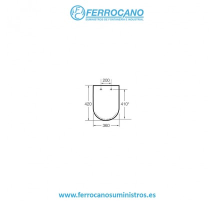 TAPA INODORO HALL BLANCO AMORTIGUADA ROCA A801622004