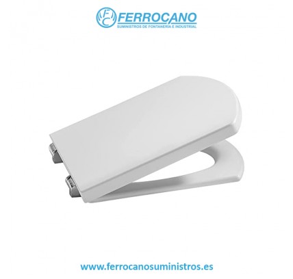 TAPA INODORO HALL BLANCO AMORTIGUADA ROCA A801622004