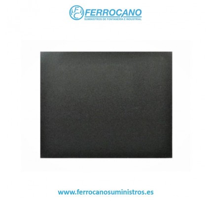 PLIEGO LIJA TELA ESMERIL METAL GRANO 80 230X280MM NIVEL