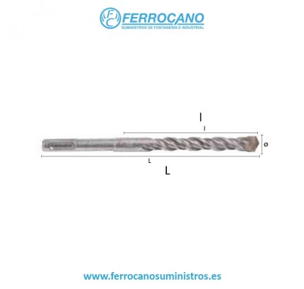 BROCA HEPYC FASTERPLUS SDS-PLUS 12MM L-210 1201