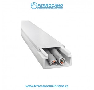 CANALETA HEPO ADHESIVA 16X16MM X 2 METROS BLANCO 16106