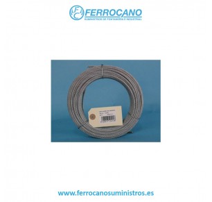 CABLE ACERO GALVANIZADO 6MM X 15 METROS