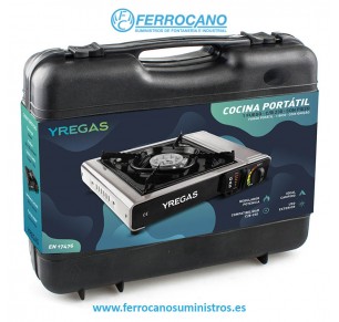 COCINA GAS PORTATIL 1 FUEGO YREGAS 30090