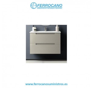 CONJUNTO MUEBLE BAÑO VISOBATH KYOTO 60CM 2 CAJONES + LAVABO MUSGO 70293