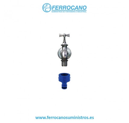BOQUILLA CONEXION GRIFO HEMBRA TATAY TL POLIPROPILENO 1" 0000501